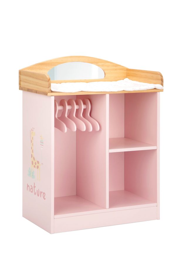 Arias Nature Coat Rack / Changing Table with 5 Hangers (view 4)