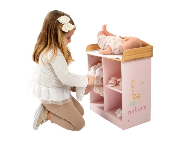 Arias Nature Coat Rack / Changing Table with 5 Hangers (view 6)