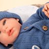 Arias Reborn 40 cm Alberto Blue with Sleeping Bag (view 15)