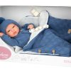 Arias Reborn 40 cm Alberto Blue with Sleeping Bag (view 9)