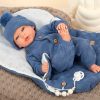 Arias Reborn 40 cm Alberto Blue with Sleeping Bag (view 10)