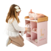 Arias Nature Coat Rack / Changing Table with 5 Hangers
