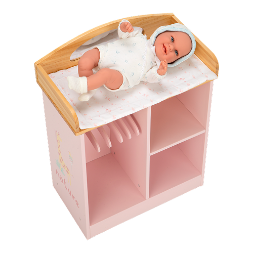 Arias Nature Coat Rack / Changing Table with 5 Hangers (view 2)