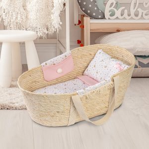 Llorens Dolls Carrycot accessory for Llorens dolls 40-42 cm - pink (view 2)
