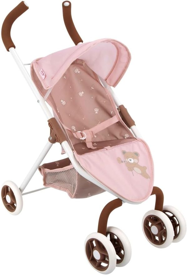 Arias Bear Collection Foldable Pushchair - Pink