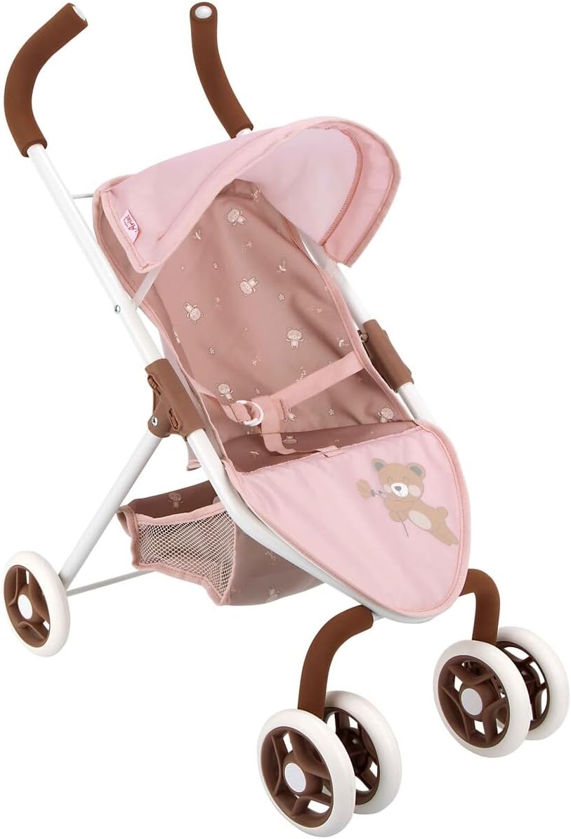 Arias Bear Collection Foldable Pushchair - Pink