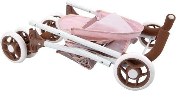 Arias Bear Collection Foldable Pushchair - Pink (view 4)