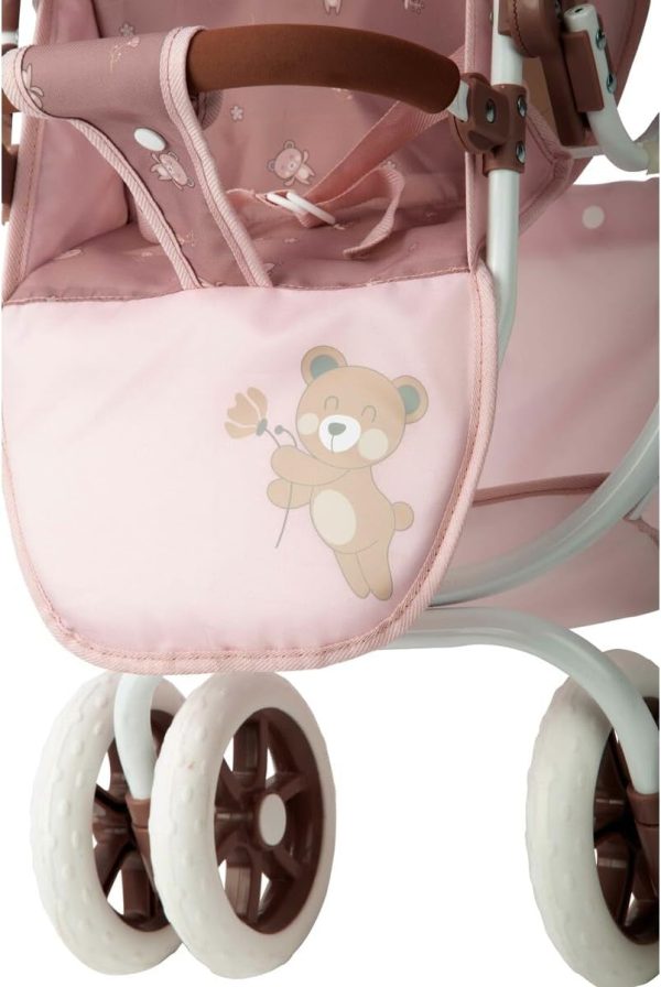 Arias Twin Bear Coat With Pocket -Pink (view 4)