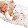 Arias 40 cm Elegance Doll Cris With Sleeping Bag - Beige (view 3)