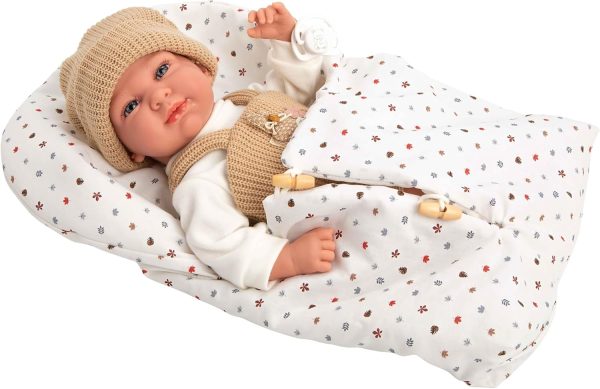 Arias 40 cm Elegance Doll Cris With Sleeping Bag - Beige (view 3)