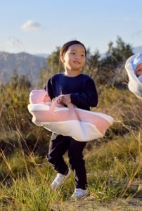 Llorens Dolls Crying Doll 42 cm - Mimi Baby Doll with Light Pink Carrycot- Pink (view 3)