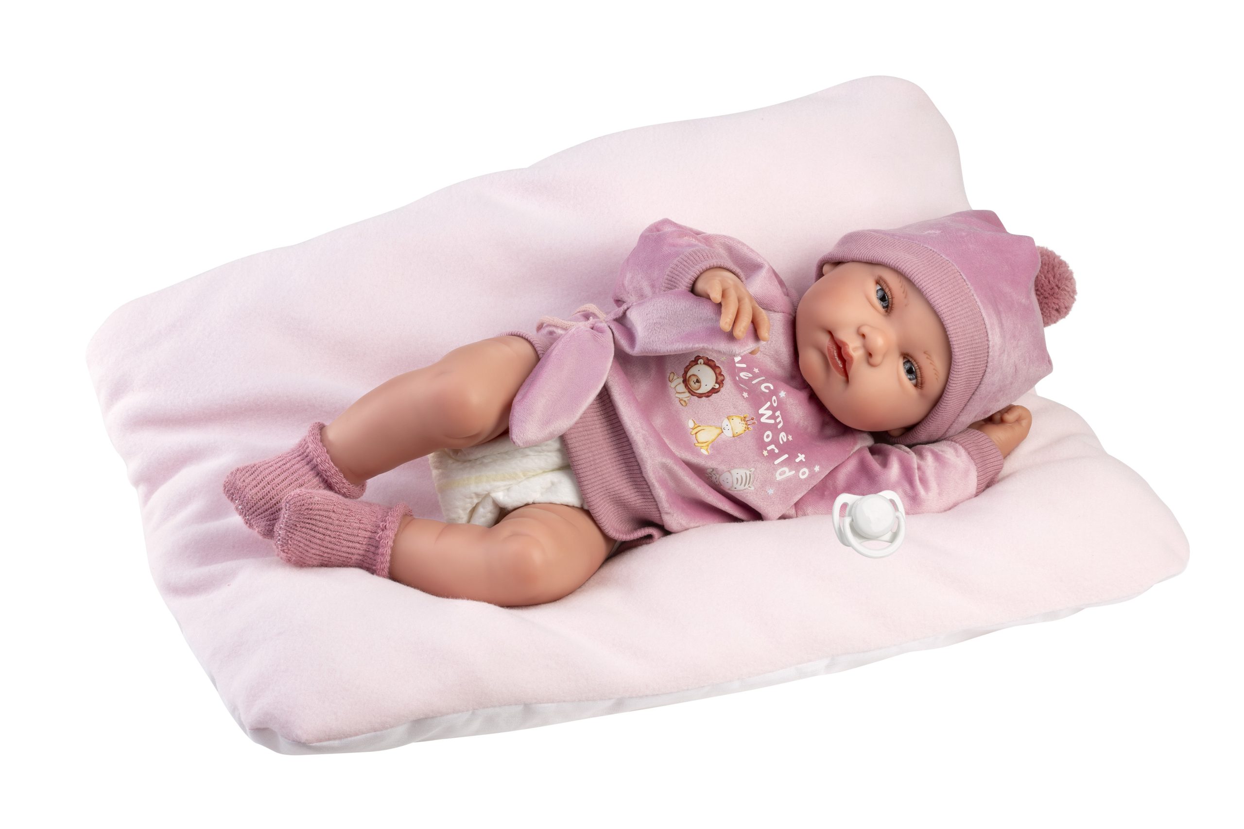 Llorens Dolls Tina Doll 43 cm-Pink (view 3)