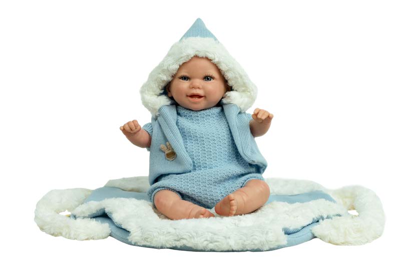 Arias 35 cm Reborn Doll Marco- Blue